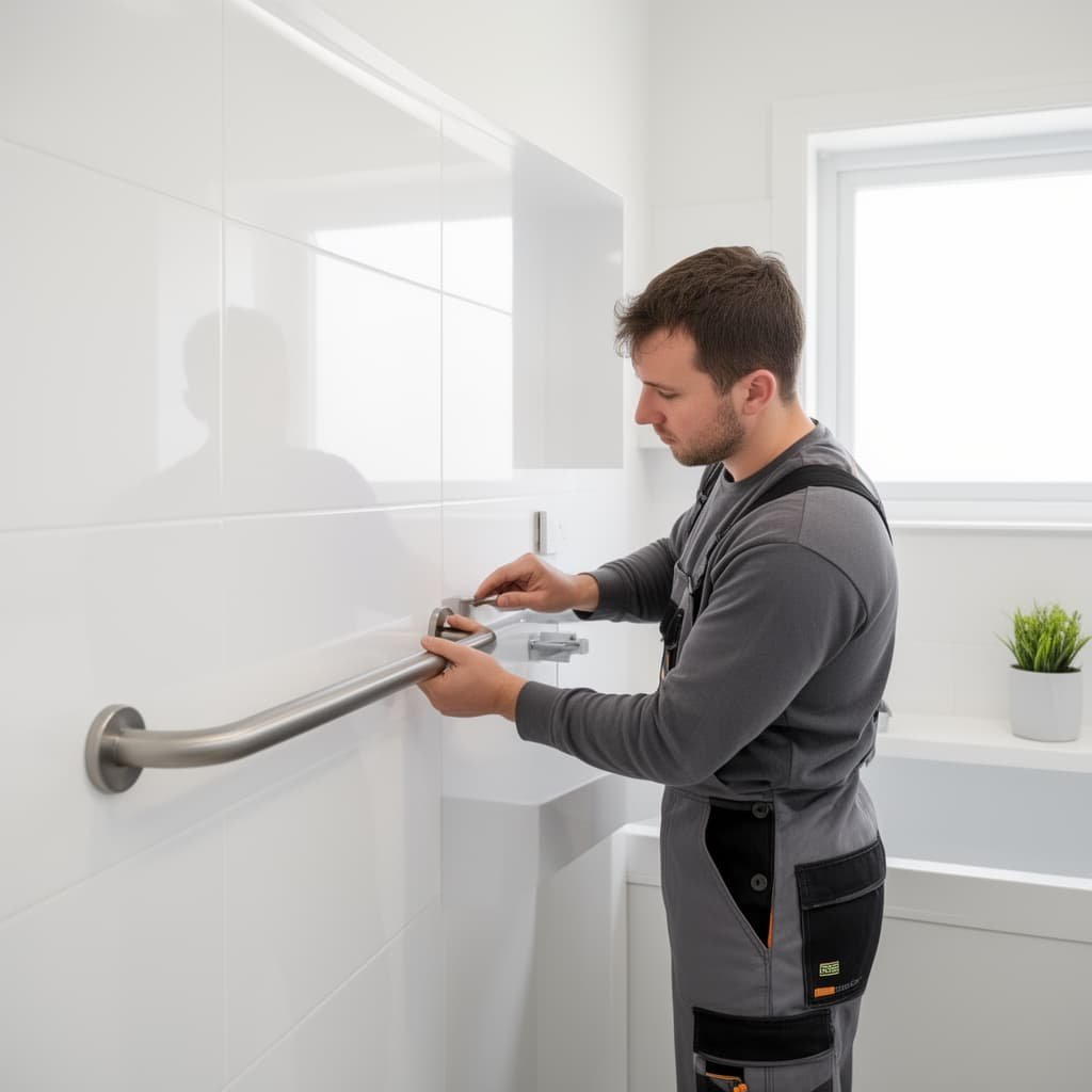 Artisan RGE installant un équipement d’adaptation