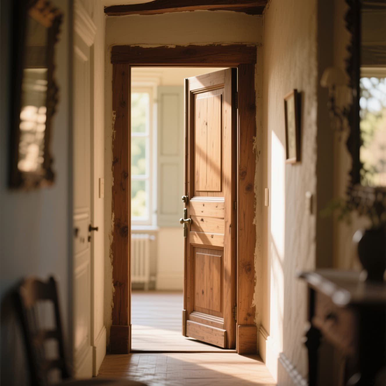 Porte étroite maison française à élargir pour accessibilité senior